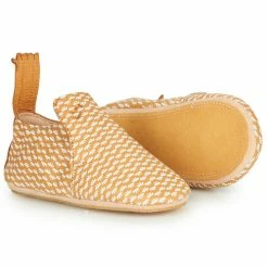 Easy Peasy BLUBLU Pantoufles / Chaussons Couleur Cognac -Pas Cher Easy Peasy Magasin 17463182 500 C