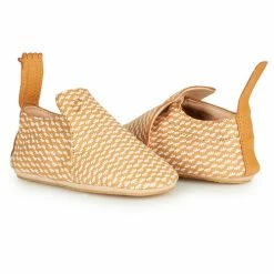 Easy Peasy BLUBLU Pantoufles / Chaussons Couleur Cognac -Pas Cher Easy Peasy Magasin 17463182 500 D