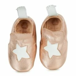 Easy Peasy BLUBLU ETOILE Pantoufles / Chaussons Couleur Rose Gold -Pas Cher Easy Peasy Magasin 17463206 500 B