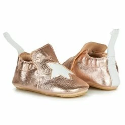 Easy Peasy BLUBLU ETOILE Pantoufles / Chaussons Couleur Rose Gold -Pas Cher Easy Peasy Magasin 17463206 500 D