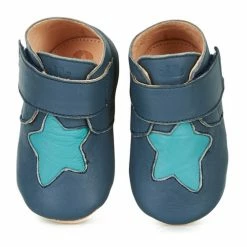 Easy Peasy KINY ETOILE Pantoufles / Chaussons Couleur Bleu -Pas Cher Easy Peasy Magasin 17463224 500 B