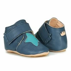 Easy Peasy KINY ETOILE Pantoufles / Chaussons Couleur Bleu -Pas Cher Easy Peasy Magasin 17463224 500 D