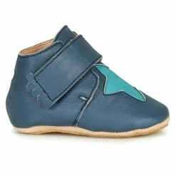Easy Peasy KINY ETOILE Pantoufles / Chaussons Couleur Bleu -Pas Cher Easy Peasy Magasin 17463224 500 E
