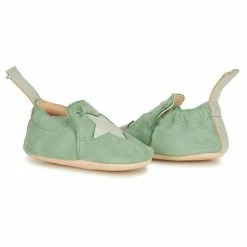 Easy Peasy BLUMOO ETOILE Pantoufles / Chaussons Couleur Vert -Pas Cher Easy Peasy Magasin 18333695 500 D