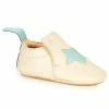 Easy Peasy BLUBLU ETOILE Pantoufles / Chaussons Couleur Beige -Pas Cher Easy Peasy Magasin 18339784 500 A