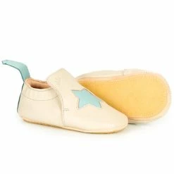 Easy Peasy BLUBLU ETOILE Pantoufles / Chaussons Couleur Beige -Pas Cher Easy Peasy Magasin 18339784 500 C