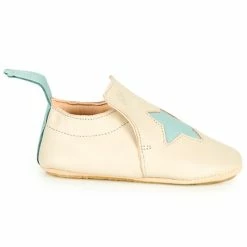 Easy Peasy BLUBLU ETOILE Pantoufles / Chaussons Couleur Beige -Pas Cher Easy Peasy Magasin 18339784 500 E