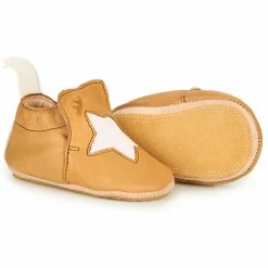 Easy Peasy BLUBLU ETOILE Pantoufles / Chaussons Couleur Marron -Pas Cher Easy Peasy Magasin 18339786 500 C