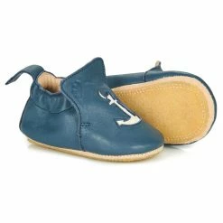 Easy Peasy BLUBLU ANCRE Pantoufles / Chaussons Couleur Bleu -Pas Cher Easy Peasy Magasin 18339793 500 C