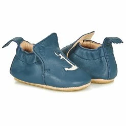 Easy Peasy BLUBLU ANCRE Pantoufles / Chaussons Couleur Bleu -Pas Cher Easy Peasy Magasin 18339793 500 D