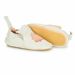 Easy Peasy BLUBLU COQUILLE Pantoufles / Chaussons Couleur Blanc -Pas Cher Easy Peasy Magasin 18339807 500 C