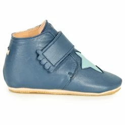 Easy Peasy KINY ETOILE Pantoufles / Chaussons Couleur Bleu -Pas Cher Easy Peasy Magasin 19107119 500 E