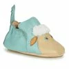 Easy Peasy BLUBLU MOUTON Pantoufles / Chaussons Couleur Bleu -Pas Cher Easy Peasy Magasin 19302059 500 A