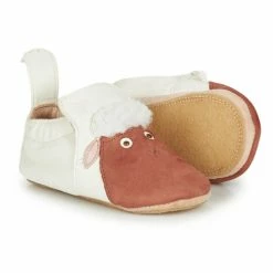 Easy Peasy BLUBLU MOUTON Pantoufles / Chaussons Couleur Blanc -Pas Cher Easy Peasy Magasin 19302061 500 C