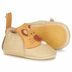 Easy Peasy BLUBLU CASTOR Pantoufles / Chaussons Couleur Beige -Pas Cher Easy Peasy Magasin 19302069 500 C