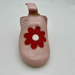 Easy Peasy BLUBLU FLEUR CHAUSSON CUIR Pantoufles / Chaussons Couleur Rose -Pas Cher Easy Peasy Magasin 20061312 500 C