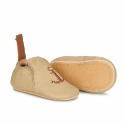 Easy Peasy BLUBLU ANCRE Pantoufles / Chaussons Couleur Beige -Pas Cher Easy Peasy Magasin 20698853 500 C