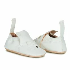 Easy Peasy BLUBLU CHAT Pantoufles / Chaussons Couleur Blanc -Pas Cher Easy Peasy Magasin 20698858 500 D