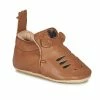 Easy Peasy BLUBLU ZEBRE Pantoufles / Chaussons Couleur Marron -Pas Cher Easy Peasy Magasin 20698873 500 A