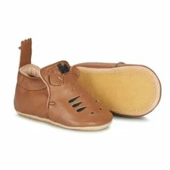 Easy Peasy BLUBLU ZEBRE Pantoufles / Chaussons Couleur Marron -Pas Cher Easy Peasy Magasin 20698873 500 C