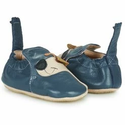 Easy Peasy MY BLUBLU CHIEN OEIL Ballerines / Babies Couleur Bleu -Pas Cher Easy Peasy Magasin 22203099 500 D